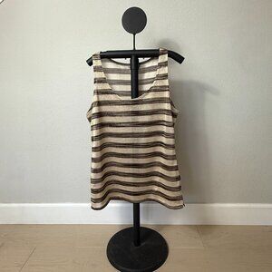 Banana Republic Factory Dressy Striped Tank Top